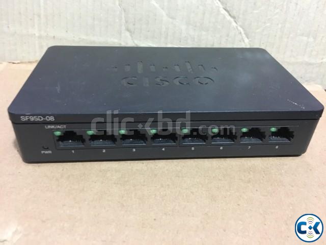 Cisco SF95D 8 port switch large image 0
