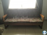 Shegun wood sofa
