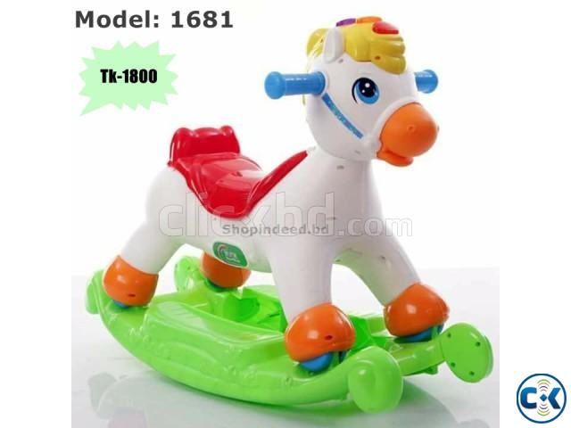 Brand New Baby Rocking Cum Push Horse. large image 0