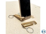 Bamboo Key Ring Mobile Stand