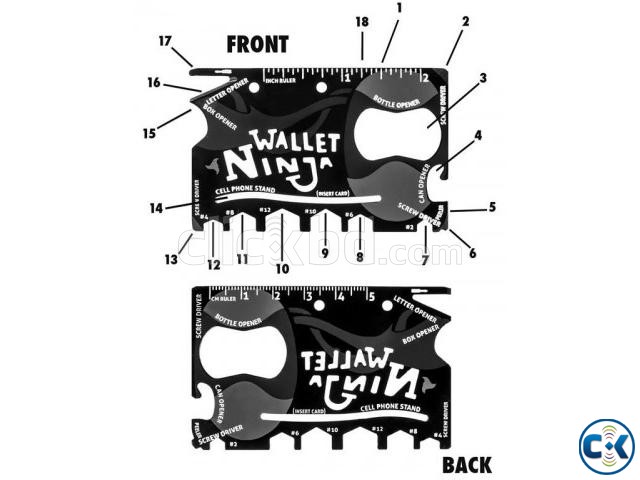 18 in 1 Pocket Ninja Tool large image 0