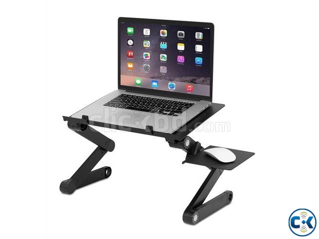 T-6 Aluminum Adjustable Laptop Table large image 0