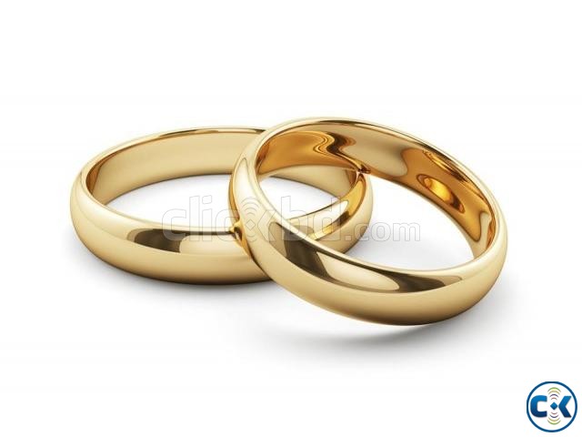 Gold Plated Finger Ring Couple large image 0