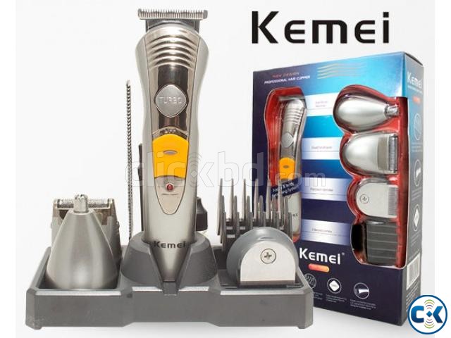 Kemei KM-580A Cordless 7-in-1 Rechargeable Hair Trimmer large image 0