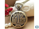 Paris Souvenir Vintage Pocket Watch Men Women Gifts