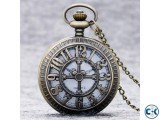 Fashion Number Hollow Quartz Pocket Watch