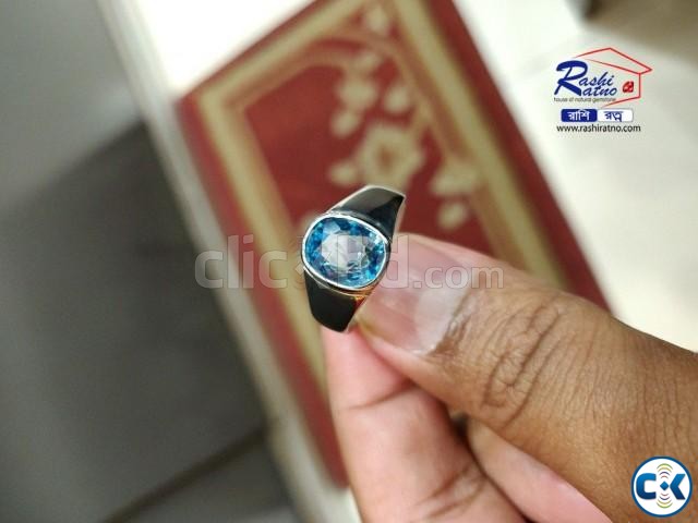 Natural Blue Zircon Stone large image 0