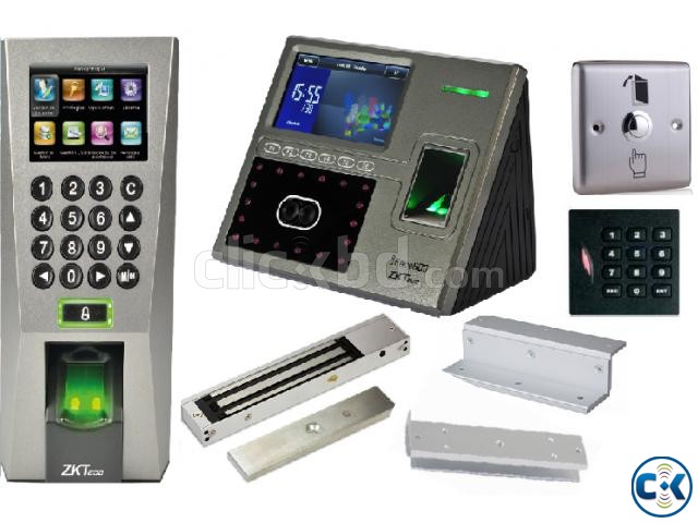 ZKTeco F18 Time Attendance System large image 0