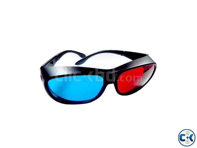 Cyan Anaglyph Simple Style 3D Glass large image 0