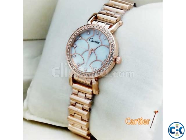 Cartier Womens Wrist Watch large image 0