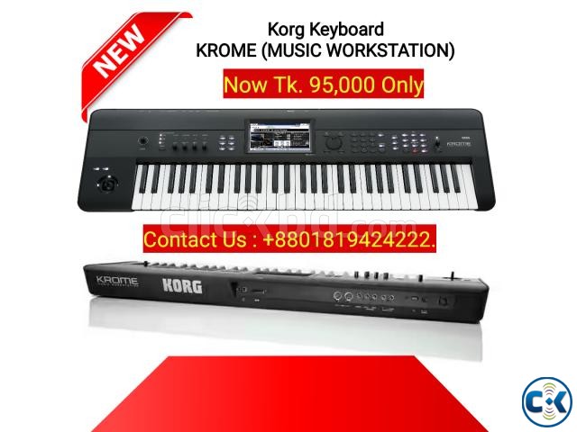 Korg Keyboard - KROME 61-Key MUSIC WORKSTATION. large image 0