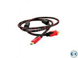 5m HDMI Cable for Laptops Red and Black