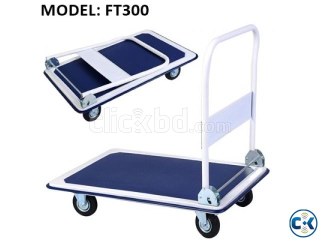 HEAVY DUTY 300 KG Foldable Platform Trolley large image 0