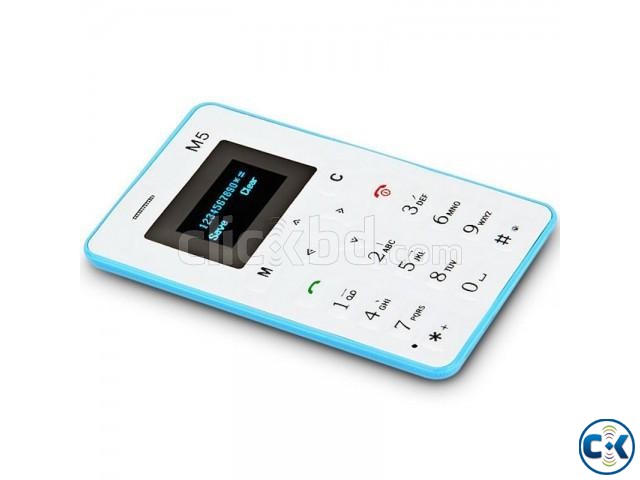 Ultra Thin Pocket Slim M5 Mini GSM Phone large image 0