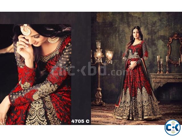 georgette with embroidery work salwar kameez suit maisha 03 large image 0