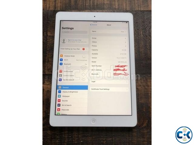 iPad Air 32 GB White large image 0