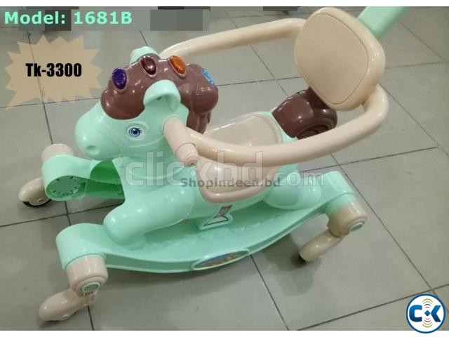 Brand New Baby Rocking Cum Push Horse. large image 0