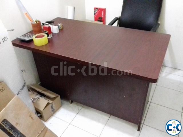 Brown Color Office Desk large image 0