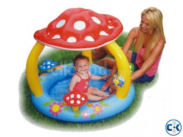 Cute Mushroom Design Inflatable Kids Paddling large image 0