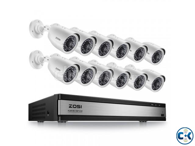 12 Channel CCTV System with 19 LED Monitor large image 0
