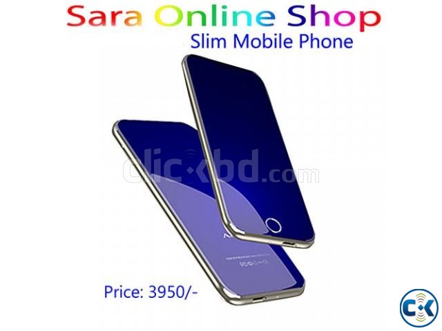 Dual Simcard Ultra Thin Phone Crystal Led Display large image 0