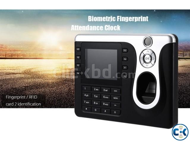 Biometric fingerprint time attendance machine large image 0