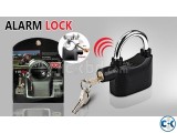 Alarm door lock