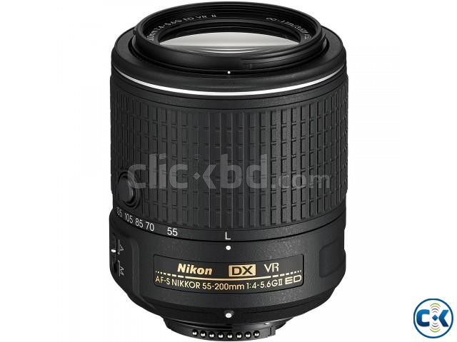 Nikon AF-S DX NIKKOR 55-200mm f 4-5.6G ED VR II Lens large image 0