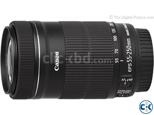 Canon EF-S 55-250mm f 4-5.6 IS STM Lens large image 0
