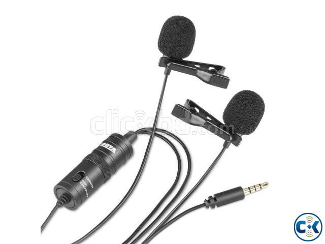 BOYA BY-M1DM Dual Lavalier Universal Microphone large image 0