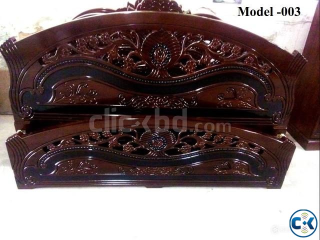 Malayasian Wood Made Bed 6 by 7 feet large image 0