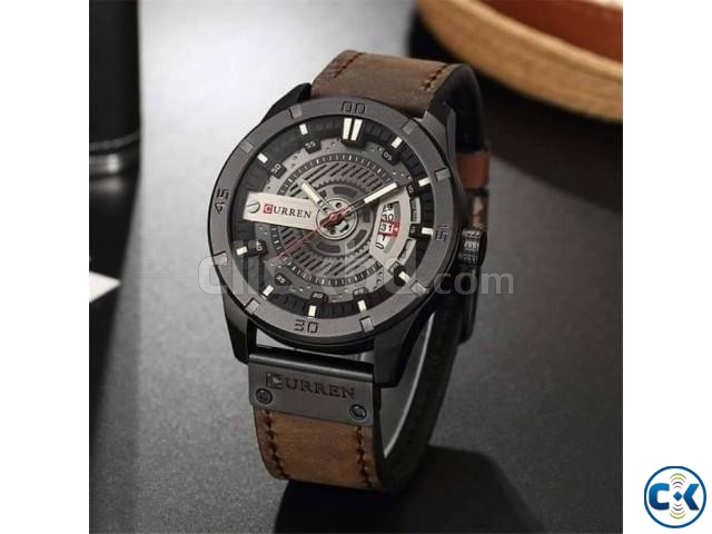 Curren Leather Wrist Watch for Men 01618657070 large image 0