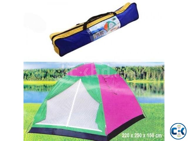 6 Person Picnic Camping Tent Easy Installation large image 0