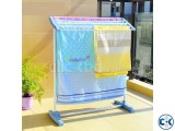 Portable Folding Space Save Mobile Towel Cloth Rack