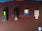 3 Pendrives, and 1 SD Card ( Check Details)