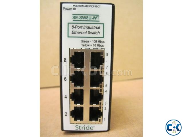 AUTOMATION DIRECT STRIDE 8 PORT INDUSTRIAL ETHERNET SWITCH S large image 0