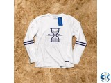 Full sleeve white T-shirt Hour Glass 