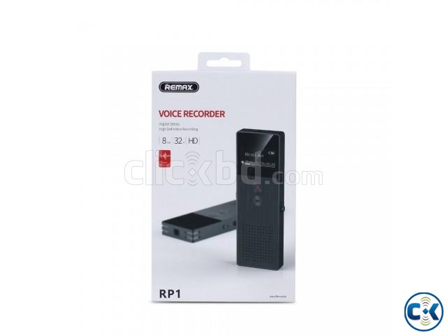 Remax Voice Recorder 8GB 32 Hour Record large image 0