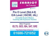 o A level tutor in dhaka Bangladesh