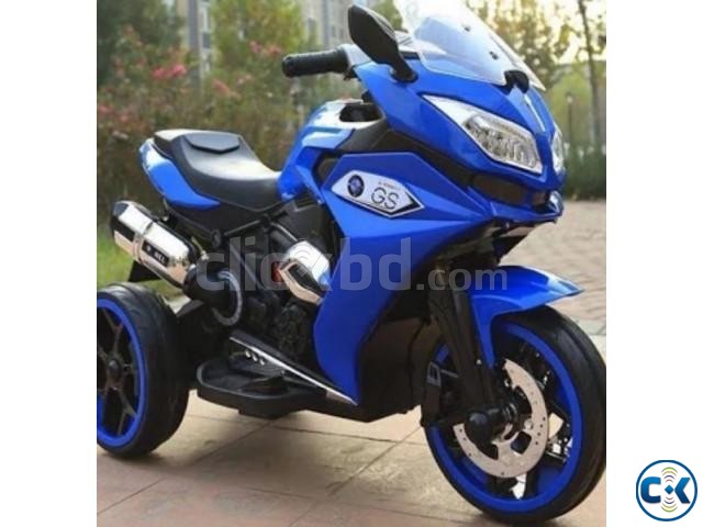 Rechargeable Big blue Childrenbike large image 0