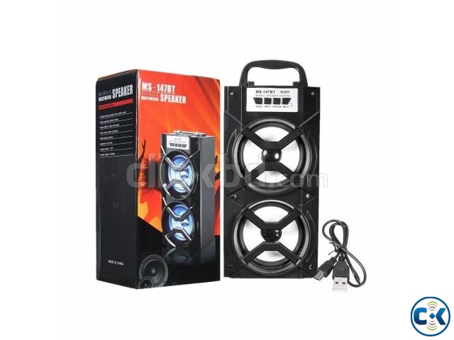 MS-147BT Portable Bluetooth Wireless Super Bass Speaker large image 0