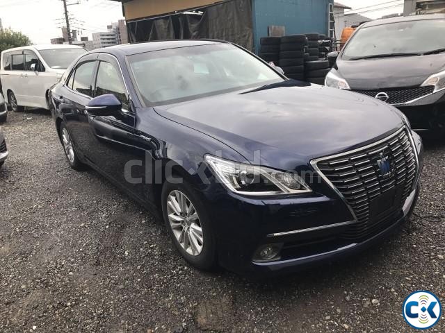 Toyota Crown S Hybrid 2015 Deep Blue large image 0