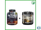 OFFER Nitrotech Whey 4 lbs Platinum Creatine 80 Serving