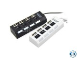 4 Port USB 2.0 HUB ON OFF