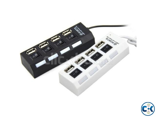 4 Port USB 2.0 HUB ON OFF large image 0