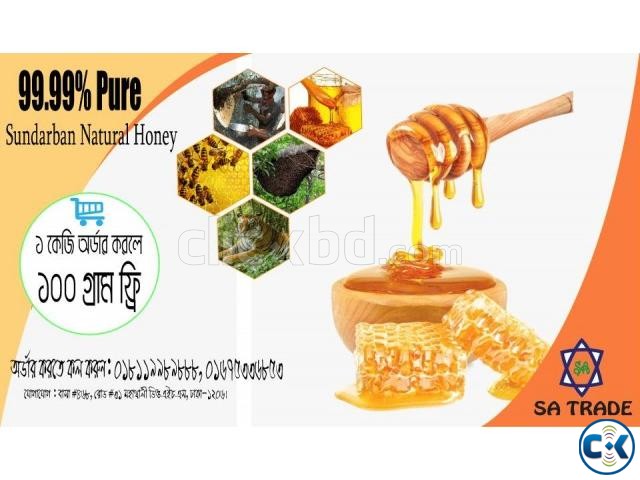 সুন্দরবন থেকে সংগৃহীত ১০০ খাঁটি মধু Sundarban Honey  large image 0