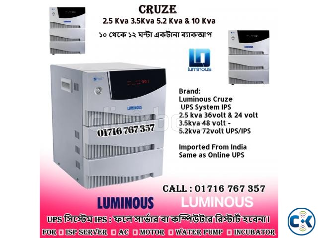 Luminous Cruze 2.5 KVA To 10 Kva Server IPS Imported IPS large image 0