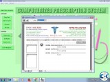 Printed Prescription software