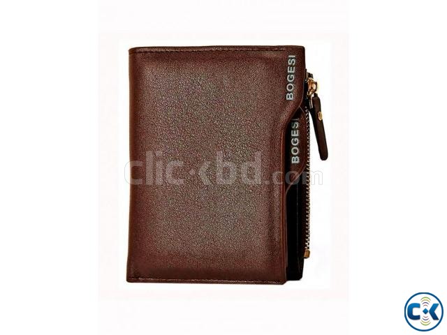 BOGESI Leather Wallet Brown large image 0