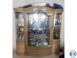 Show case wooden